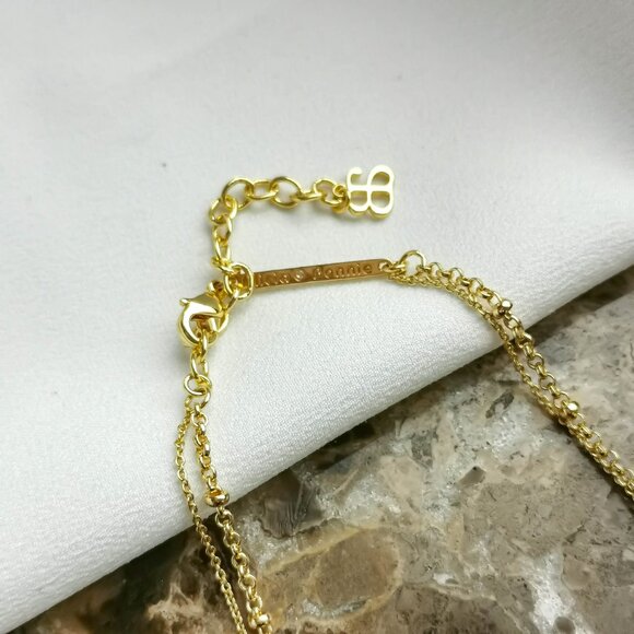 ❤️Alicia Bonnie Love Gold Dichroic Glass Necklace - Picture 3 of 3